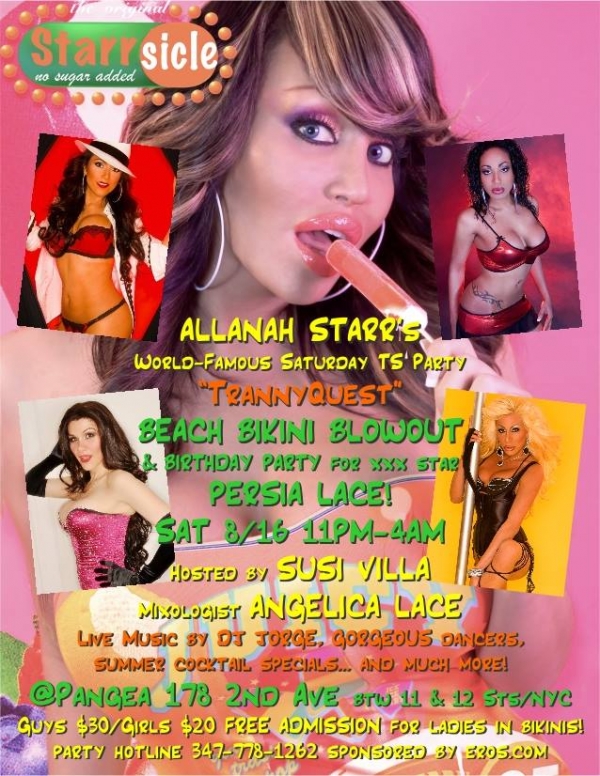Allanah Starr TS Party