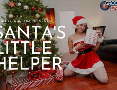 Kasey Kei Appears in “Santa’s Little Helper” on GroobyGirls.com
