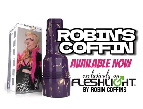 Goth Starlet Robin Coffins Unveils Her First FleshlightPro™ Toy — Available Now!