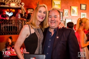 Becca Benz and Steven Grooby at TEA 2016