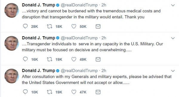 Trump trans military ban